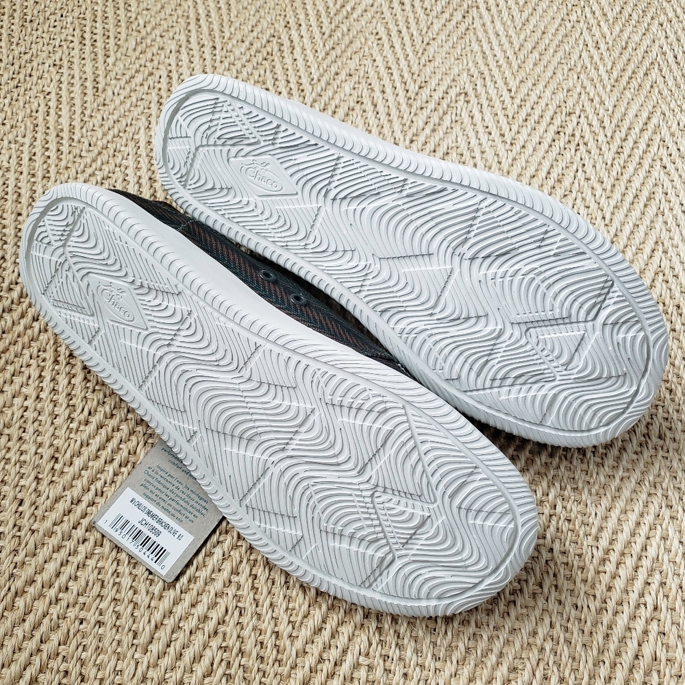 Chaco Men's Green and Brown Patterned Casual Sneakers - Picture 4 of 6